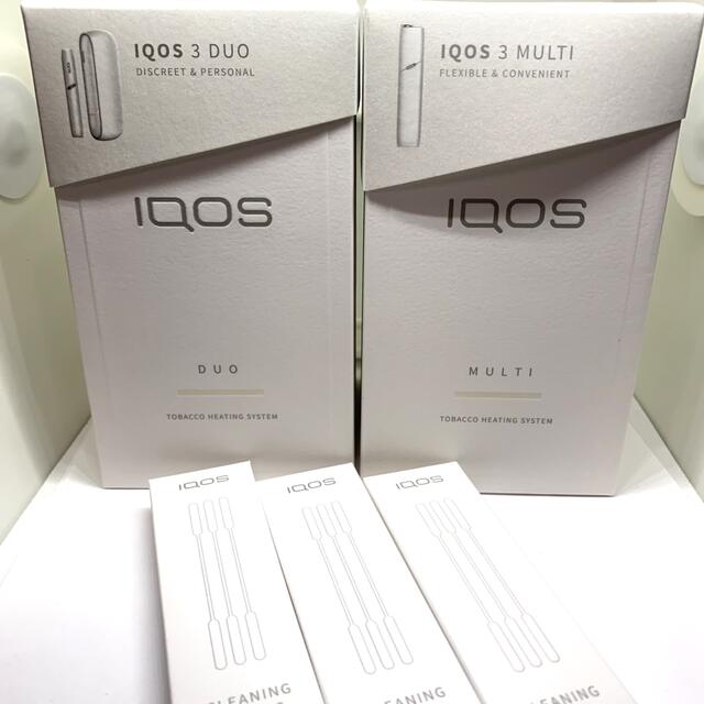IQOS(アイコス)のiQOS3 duo + iQOS3 multi White メンズのファッション小物(タバコグッズ)の商品写真