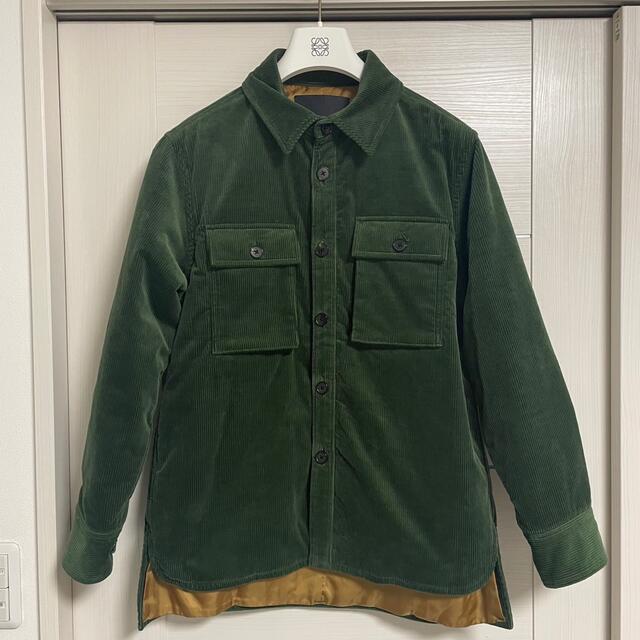 【美品】CABaN コットンコーデュロイ 中綿入りオーバーシャツ S 人気商品