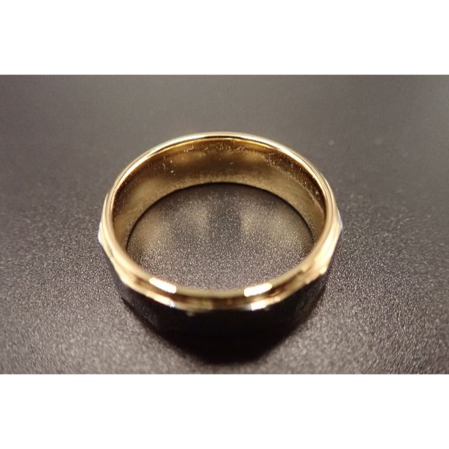 Rockyu ゴールドリング　27号 メンズのアクセサリー(リング(指輪))の商品写真