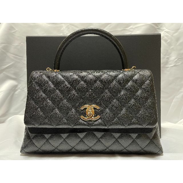無料配達 シャネル CHANEL ショルダーバッグ マトラッセ キャビア