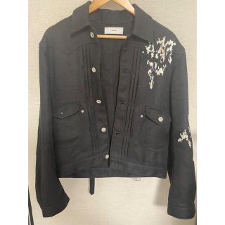 アンユーズド(UNUSED)のSUGARHILL SPLATTER DENIM JACKET(Gジャン/デニムジャケット)