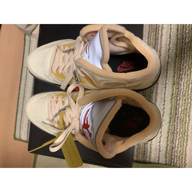 【未使用】off-white × Air Jordan 5 セイル　27.0cm