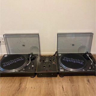 【Technics】ターンテーブル2台&ミキサーセット(ターンテーブル)