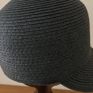 レディース　帽子(麦わら帽子/ストローハット)