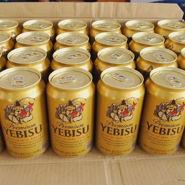 エビスビール　350ml×24缶 食品/飲料/酒の酒(ビール)の商品写真