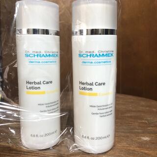 シュラメック(Schrammek)の新品未使用　SCHRAMMEK ハーバルケアローション２本(化粧水/ローション)
