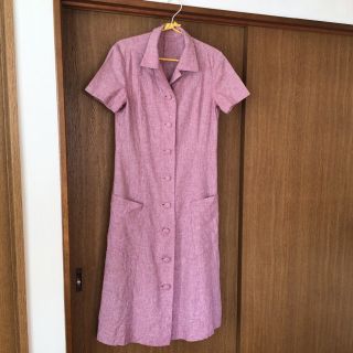 マドモアゼルノンノン　綿麻　ワンピース　Mサイズ(ロングワンピース/マキシワンピース)