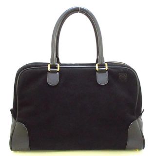 ロエベ(LOEWE)のロエベ ボストンバッグ 黒 本体ロックなし(ボストンバッグ)