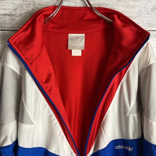 adidas - アディダス☆刺繍ロゴトラックジャケット 80'S マルチカラー
