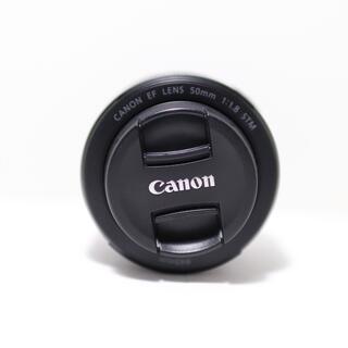 キヤノン(Canon)のCanon 50mmf1.8stm フィルター、フード付☆(レンズ(単焦点))