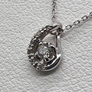 色々な ヴァンドーム青山 雫 ドロップネックレス18WG - ネックレス
