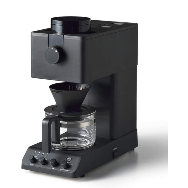 ツインバード 全自動コーヒーメーカー ブラック CM-D457B 新品未開封
