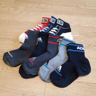 アディダス(adidas)の子供用ソックス　8足セット(靴下/タイツ)