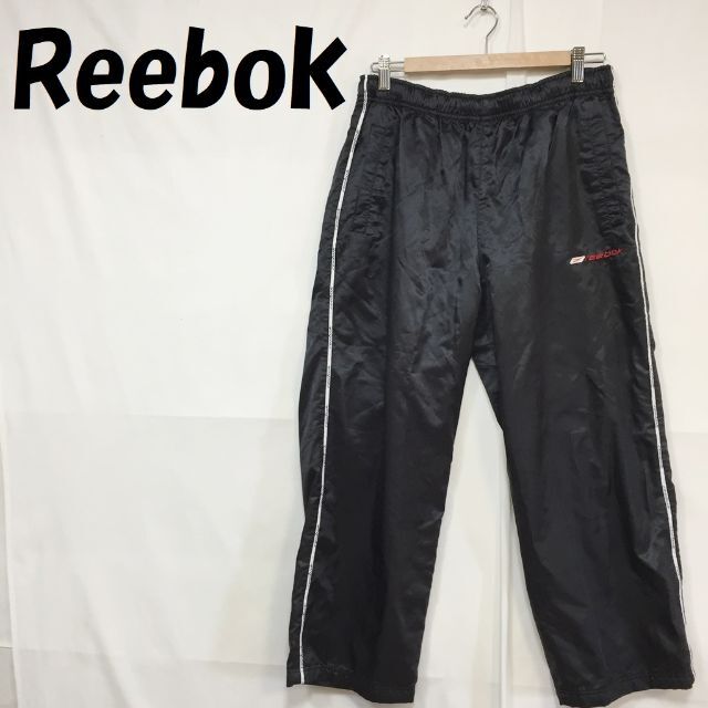 Reebok(リーボック)の【人気】Reebok/リーボック ジャージ下 パンツ ロゴマーク ブラック L メンズのパンツ(その他)の商品写真