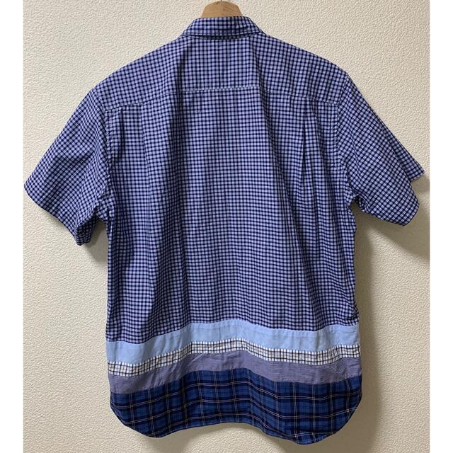 JUNYA WATANABE COMME des GARCONS(ジュンヤワタナベコムデギャルソン)の【gw限定値下げ】コムデギャルソンオム パッチワーク半袖シャツ メンズのトップス(シャツ)の商品写真