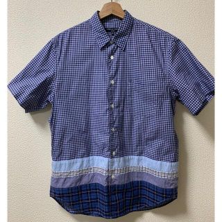 ジュンヤワタナベコムデギャルソン(JUNYA WATANABE COMME des GARCONS)の【gw限定値下げ】コムデギャルソンオム パッチワーク半袖シャツ(シャツ)