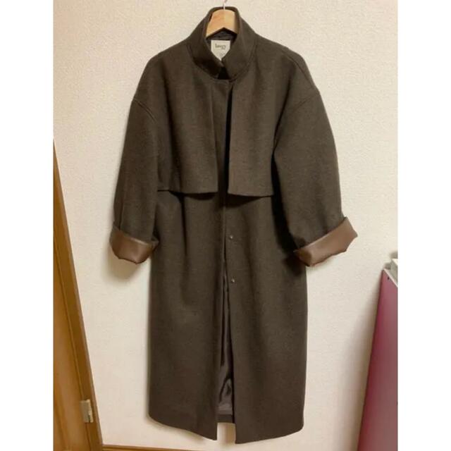 新品限定品】 lawgy stand neck leather cuff coatの通販 by ♡ ｜ラクマ 