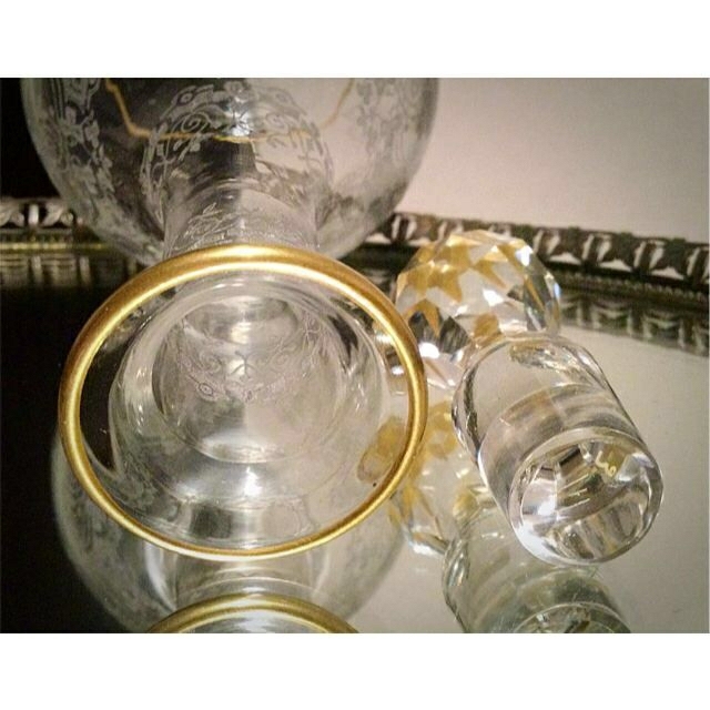 贅沢品 極希少 - Baccarat 1900年 リキュールサービスセット 金彩 贅沢品 極希少 - Baccarat 1900年 リキュールサービスセット 金彩