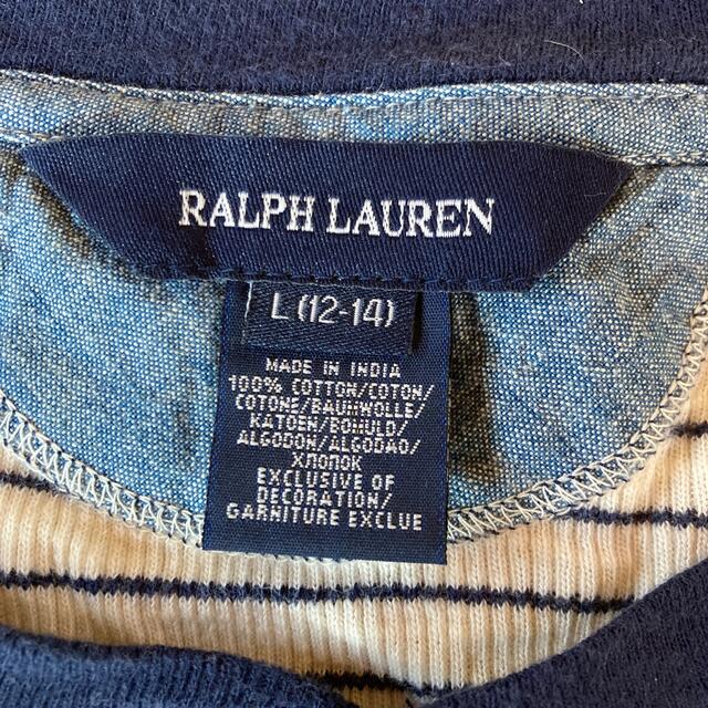 Ralph Lauren(ラルフローレン)のラルフローレン　Tシャツワンピース　L 12歳から キッズ/ベビー/マタニティのキッズ服女の子用(90cm~)(ワンピース)の商品写真