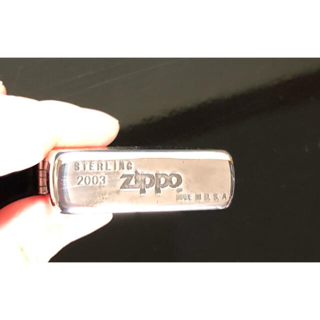 【美品】ZIPPO STERLING スターリング シルバー 2003年製