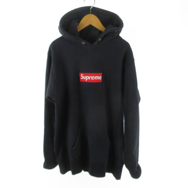 初期 supreme box logo パーカー XL ブラック