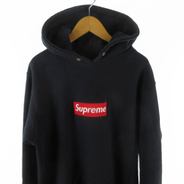 初期 紙タグ Supreme ボックスロゴ パーカー フーディー XL