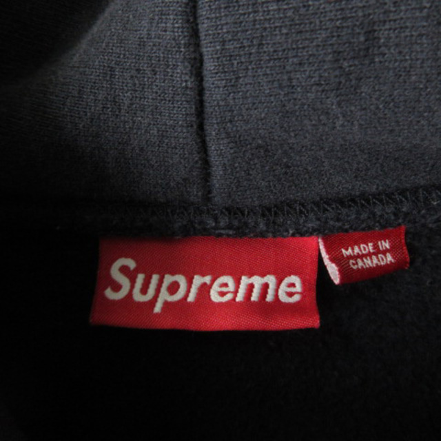 シュプリーム パーカー Box Logo ネイビー M 紙タグ 90年代 初期