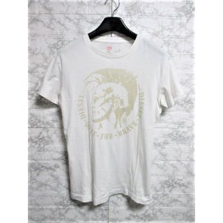 ディーゼル(DIESEL)の☆DIESEL ディーゼル デザイン Tシャツ 半袖/M☆ホワイト☆人気モデル (Tシャツ/カットソー(半袖/袖なし))