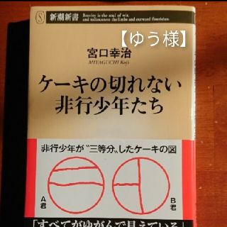 【ゆう様】ケーキの切れない非行少年たち 宮口幸治(その他)