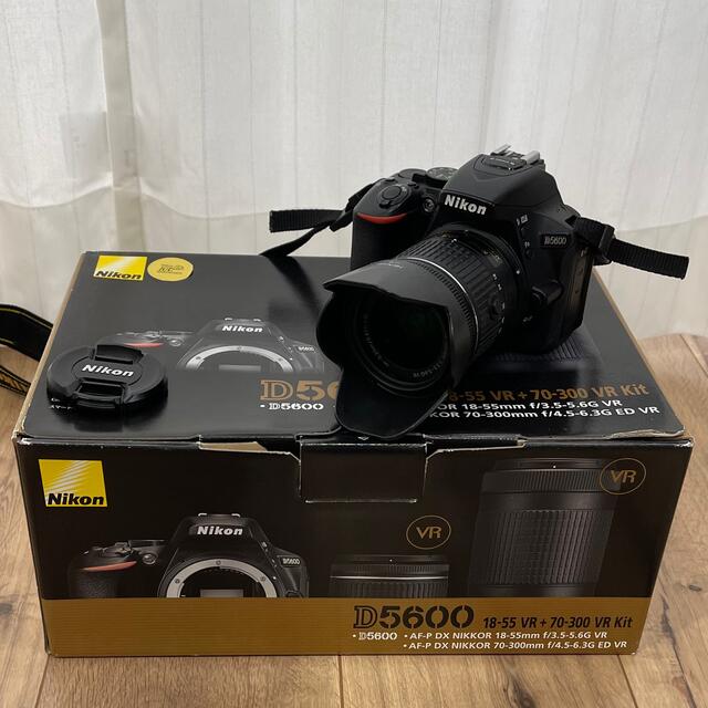 ニコン D5600 18-55 VR レンズキット 一眼レフ カメラ スマホ/家電 