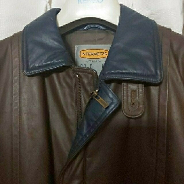 ＜なおたん様専用＞INTER MEZZO 革ジャン メンズのジャケット/アウター(レザージャケット)の商品写真