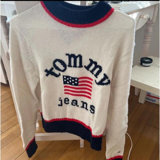 TOMMY(トミー)のTOMMYJames 白 ニットセーター レディースのトップス(ニット/セーター)の商品写真