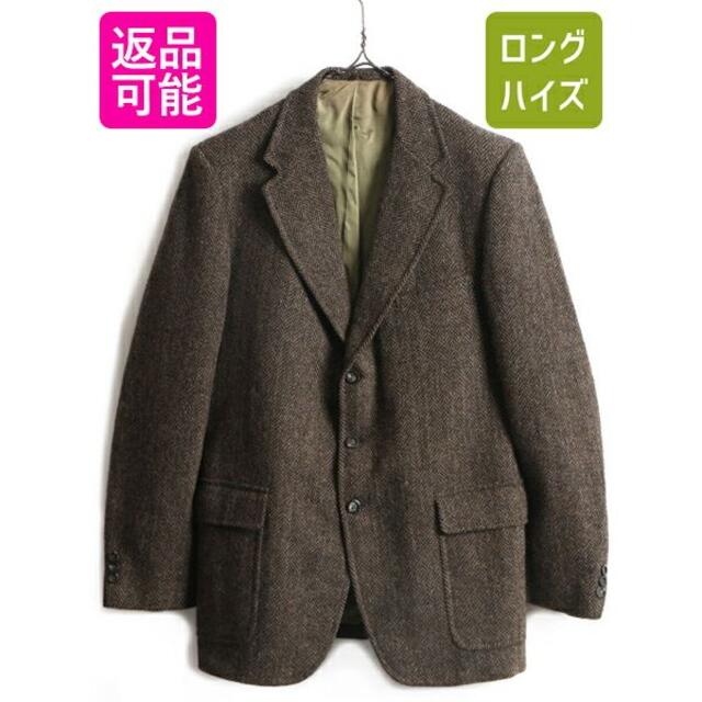初売り】 ハリスツイード 1970s harris jacket tweed - テーラード 最新の値下げ商品 70s WOOL SCOTTISH ジャケット手織り 80sハリスツイード テーラードジャケット