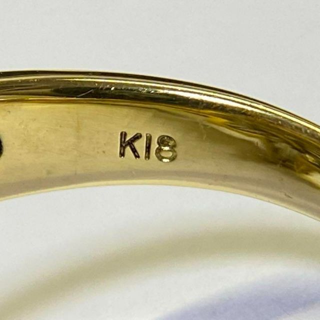K18　天然ダイヤモンドリング　D1.04ct　サイズ14号　8.2ｇ レディースのアクセサリー(リング(指輪))の商品写真