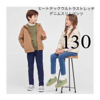 ユニクロ(UNIQLO)のユニクロ　ヒートテックウルトラストレッチデニムスリムパンツ(パンツ/スパッツ)