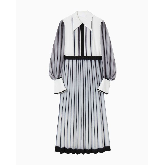 Itajime Shibori' Pleated Dress - white