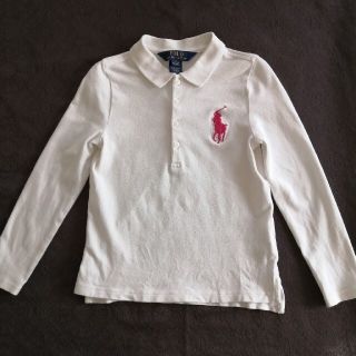 ポロラルフローレン(POLO RALPH LAUREN)のポロ・ラルフローレン　長袖鹿の子ポロシャツ　115cm(Tシャツ/カットソー)