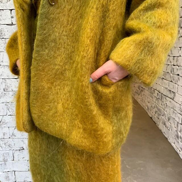 人気 エリコカトリ ERIKOKATORI モヘア シャギー ジャケット - 通販