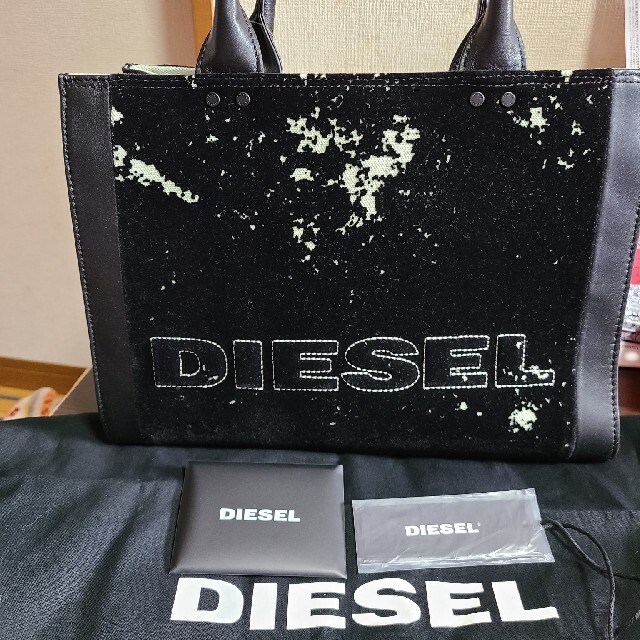 9999→8999★柔らかいシープスキンレザー★DIESELディーゼルバッグ美品