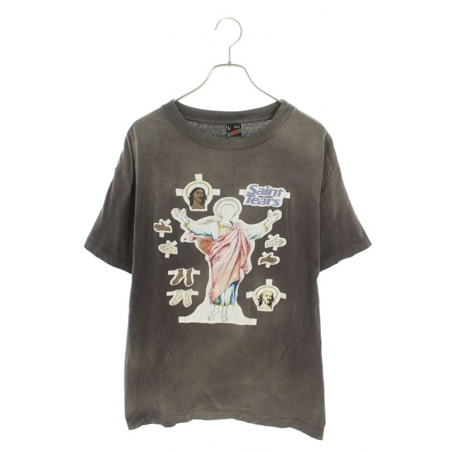saint michael denim tears セントマイケル Tシャツ nihadc.com