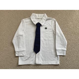 ネクタイ付き キッズフォーマルシャツ 100(ブラウス)