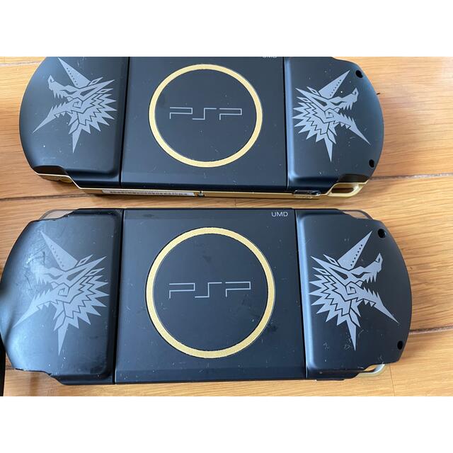 【訳あり】PSP 本体 モンハンモデル 2台 ジャンク品 【訳あり】PSP 本体 モンハンモデル 2台 ジャンク品
