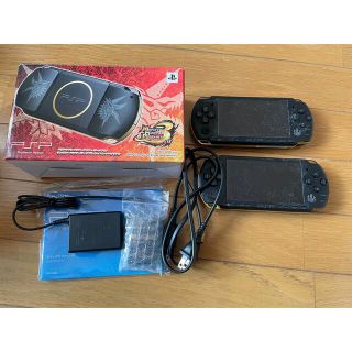 【訳あり】PSP 本体 モンハンモデル 2台 ジャンク品