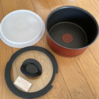 ティファール(T-fal)のT-fal ソースパン　ガラス蓋　シールリッド　セット(鍋/フライパン)