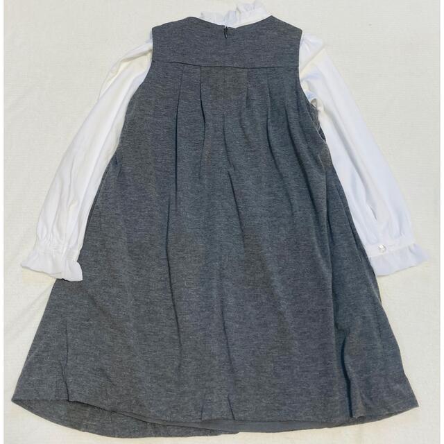 BeBe(ベベ)のべべ　女の子卒園服３点セット120卒服入学服入学式フォーマルジャケットワンピ キッズ/ベビー/マタニティのキッズ服女の子用(90cm~)(ドレス/フォーマル)の商品写真