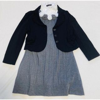 ベベ(BeBe)のべべ　女の子卒園服３点セット120卒服入学服入学式フォーマルジャケットワンピ(ドレス/フォーマル)