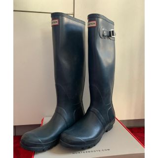 ハンター(HUNTER)のHUNTER BOOTS ハンター　トールレインブーツ　41(長靴/レインシューズ)