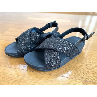 フィットフロップ(fitflop)のFitflopサンダル LULU GLITZ TWEED BACK-STRAP (サンダル)