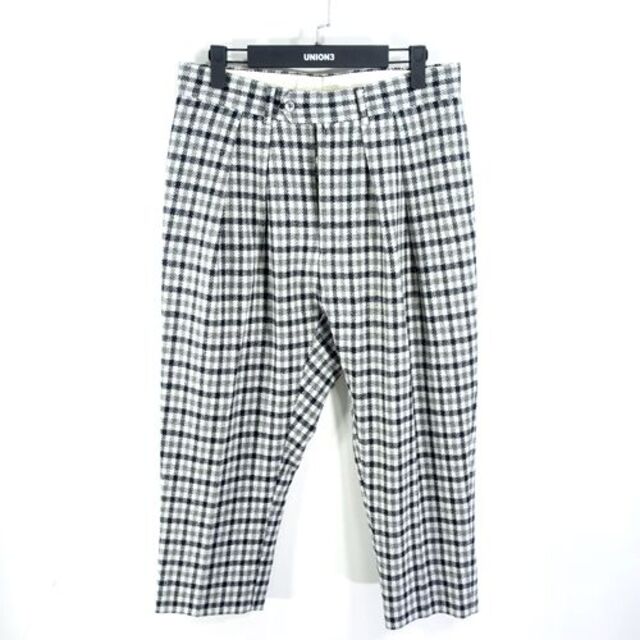 NEAT Wool Block Check Tapered Pants ニート