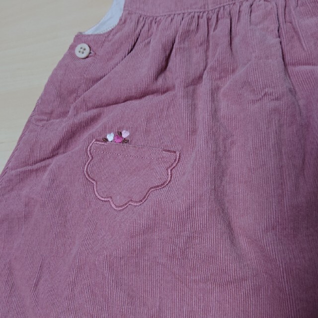 familiar(ファミリア)のfamiliar ジャンパースカート 70 キッズ/ベビー/マタニティのベビー服(~85cm)(ワンピース)の商品写真